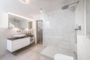 Badezimmer in Betonoptik